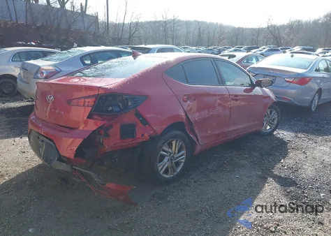 2019 Hyundai Elantra Sel z USA, uszkodzony, nr VIN 5NPD84LF7KH437940